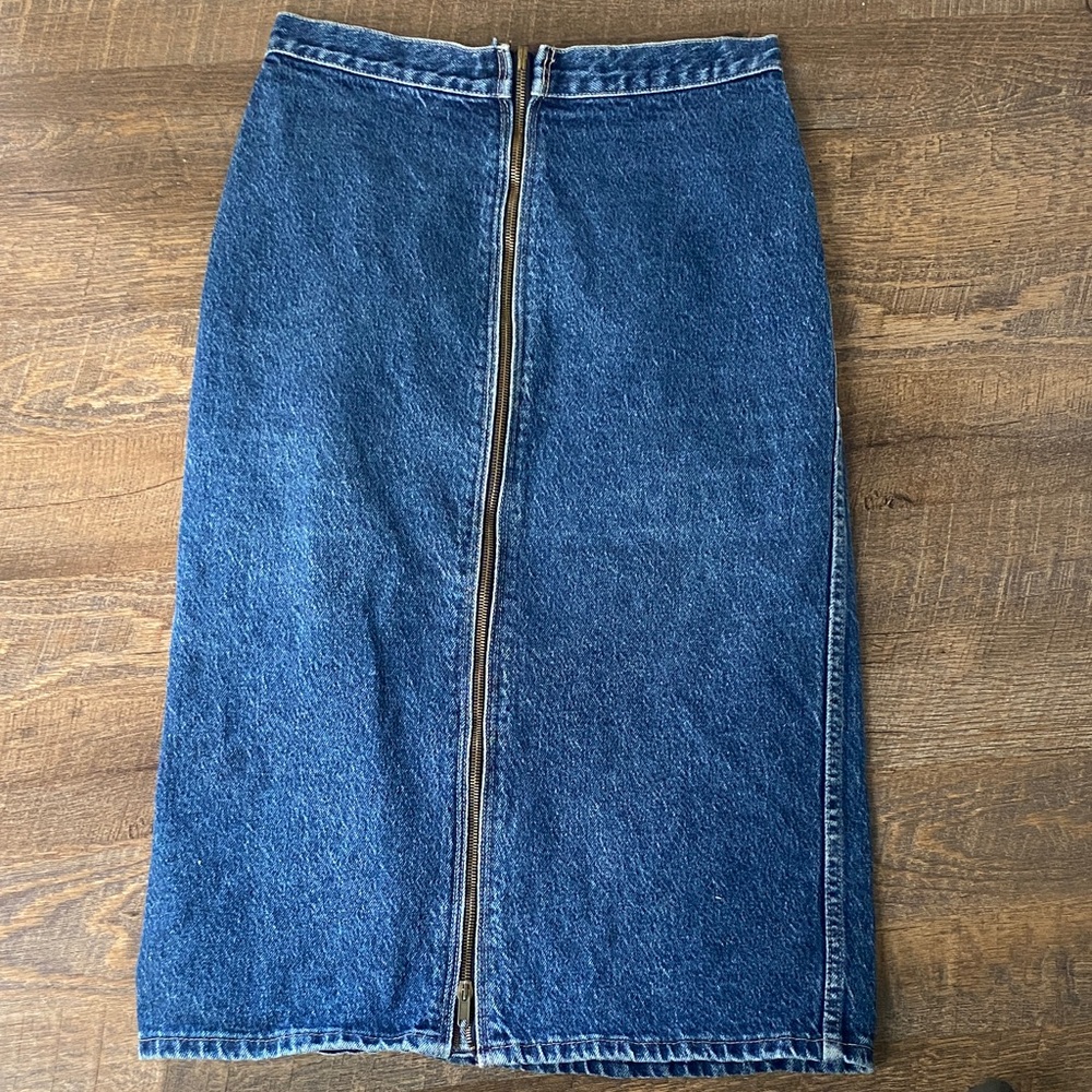 Vintage denim skirt